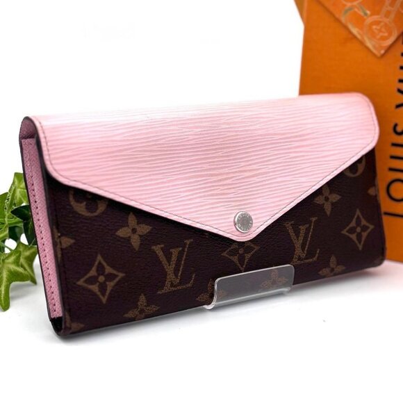 Authentic Louis Vuitton Monogram Epi Marie-Lou Long Wallet Rose Clair Pink - Picture 2 of 12